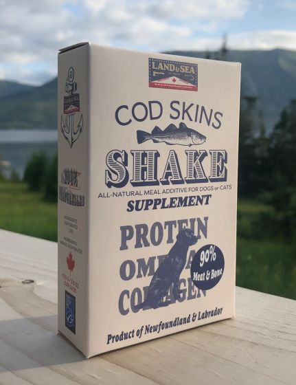 Land & Sea Shake Supplement, Cod Skin, Soft Bone and Meat