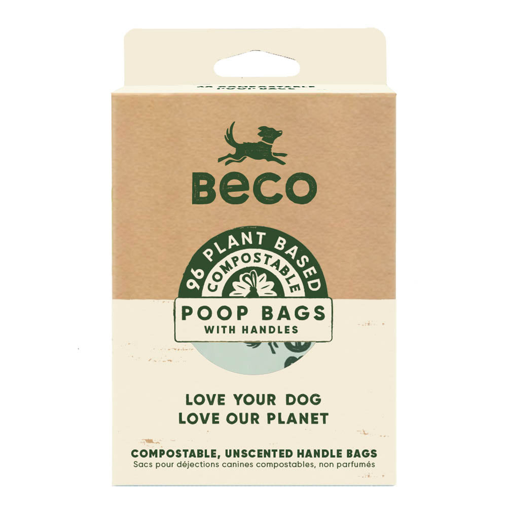 Beco Unscented Compostable Handle Poop Bags