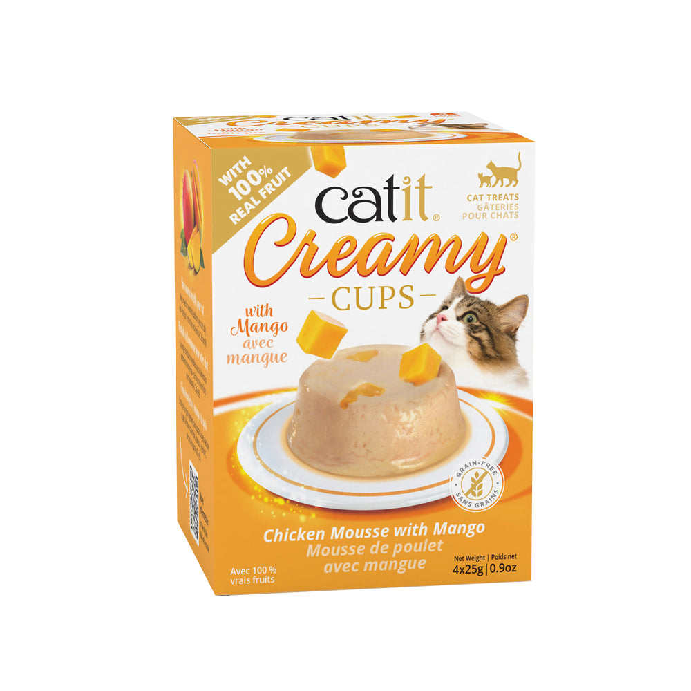 Catit Creamy Cups - Chicken Mousse with Mango