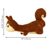 Kong Scruffs Squirrel Dog Toy