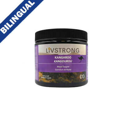 LIVSTRONG Kangaroo Meal Topper for Dogs & Cats