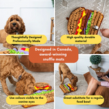 PawzNDogz™ Juicy Hamburger™ by LuvMyFido Snuffle Mat