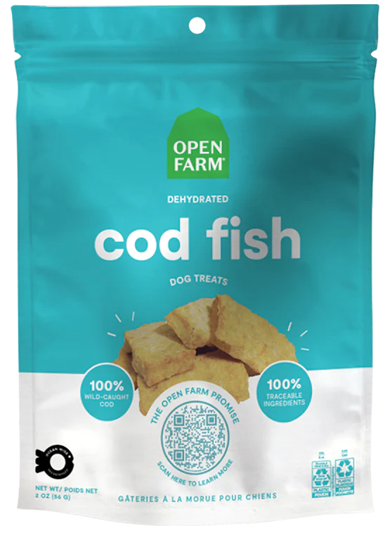 Open Farm® Dehydrated Cod Fish Dog Treats