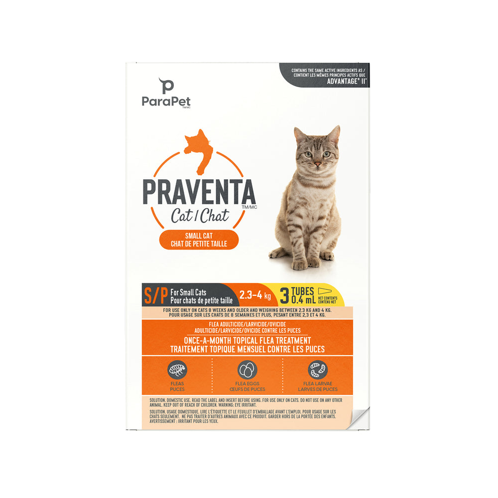 Parapet™ Praventa™ 360 Flea Treatment for Small Cats