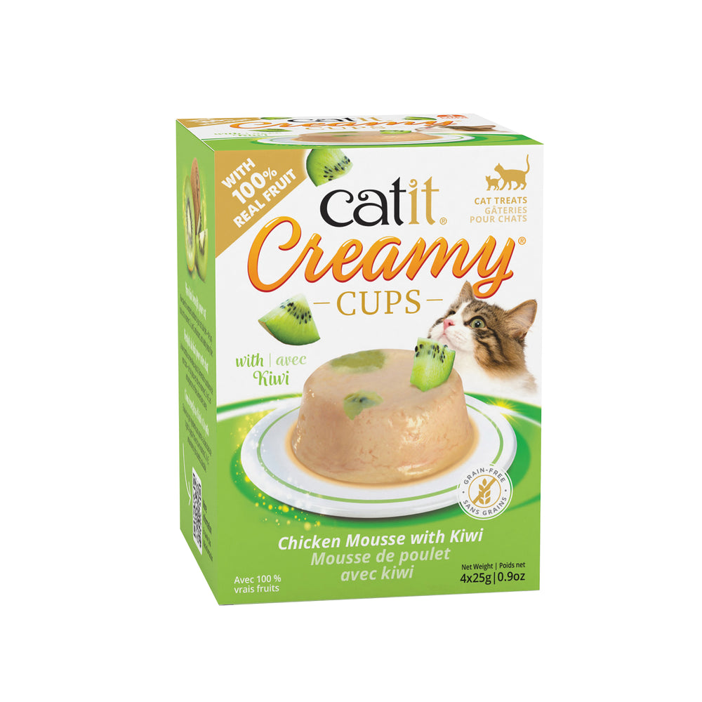 Catit Creamy Cups - Chicken Mousse with Kiwi