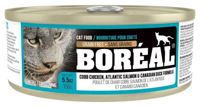 Boreal Cobb Chicken Atlantic Salmon And Canadian Duck Cat Can
