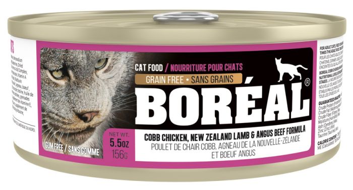 Boreal Cobb Chicken New Zealand Lamb And Angus Beef Cat Can