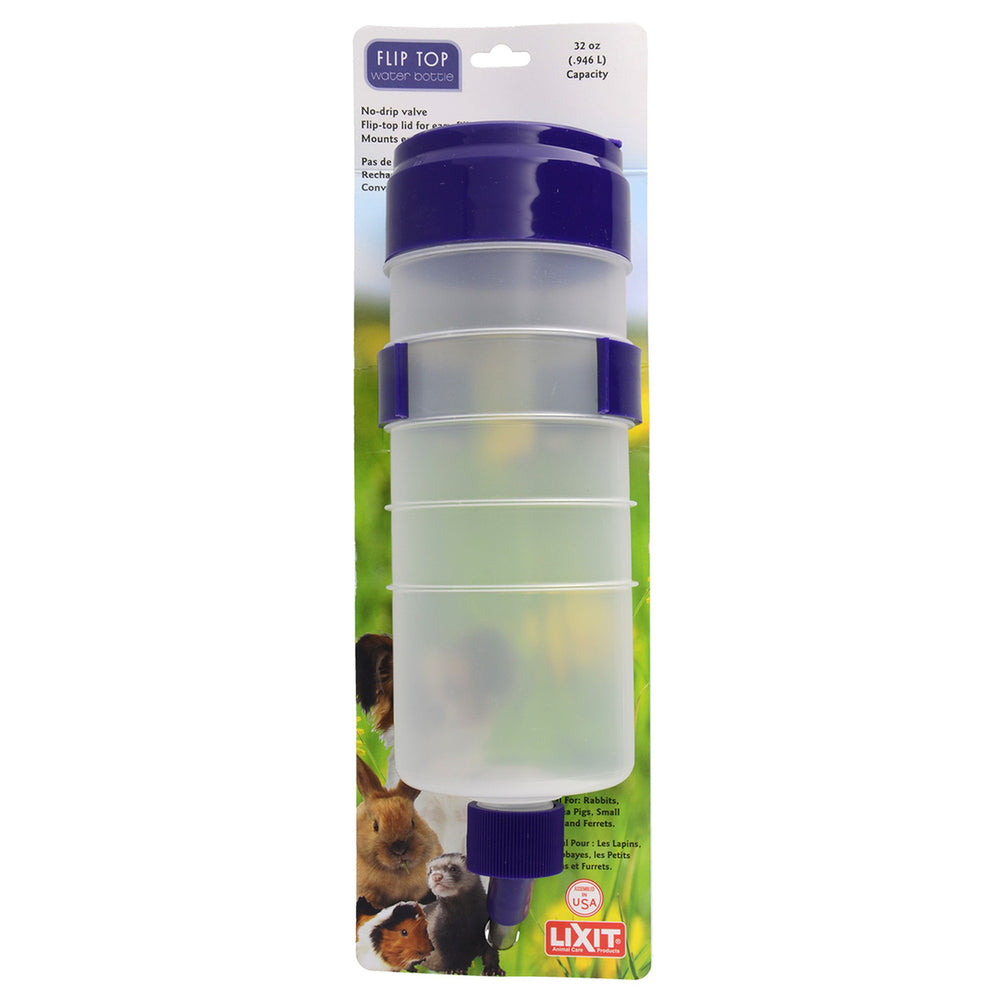 Lixit Quick Lock Flip Top Water Bottle with Valve - 32 fl oz