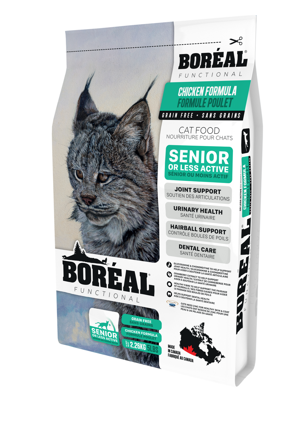 Boreal Senior/Less Active Formula Cat Food