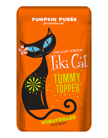 Tiki Cat Tummy Topper Pumpkin Purée & Wheatgrass