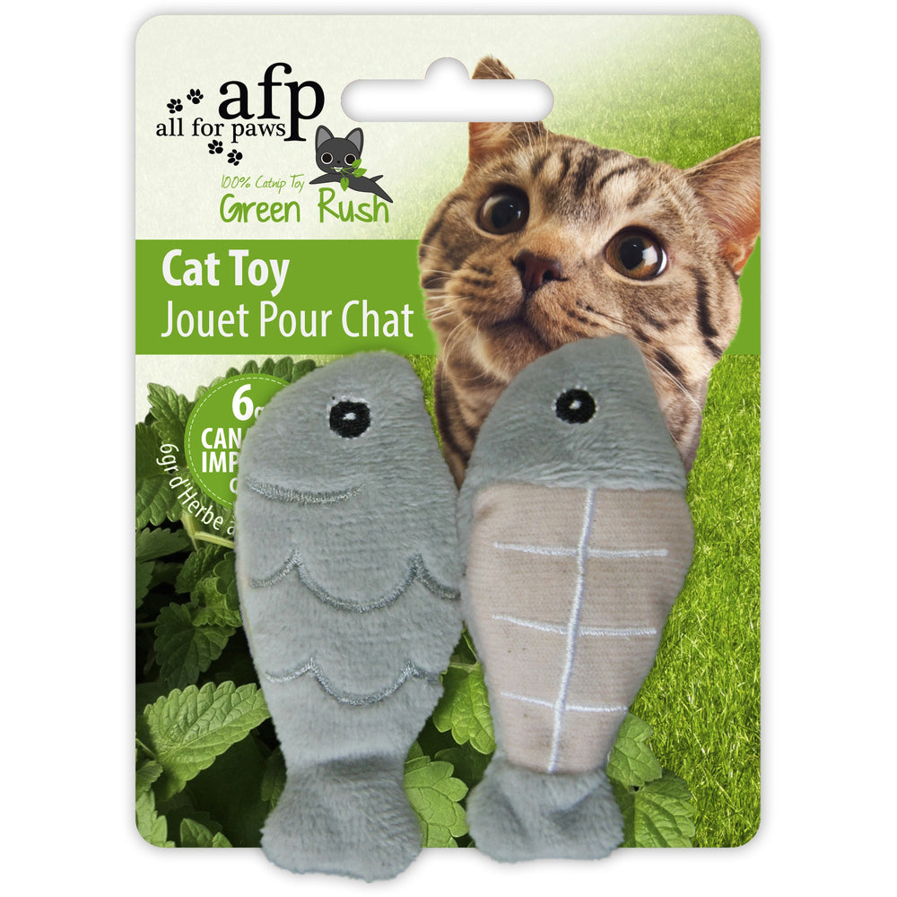 All for Paws Green Rush Catch Of The Day, 2 pk