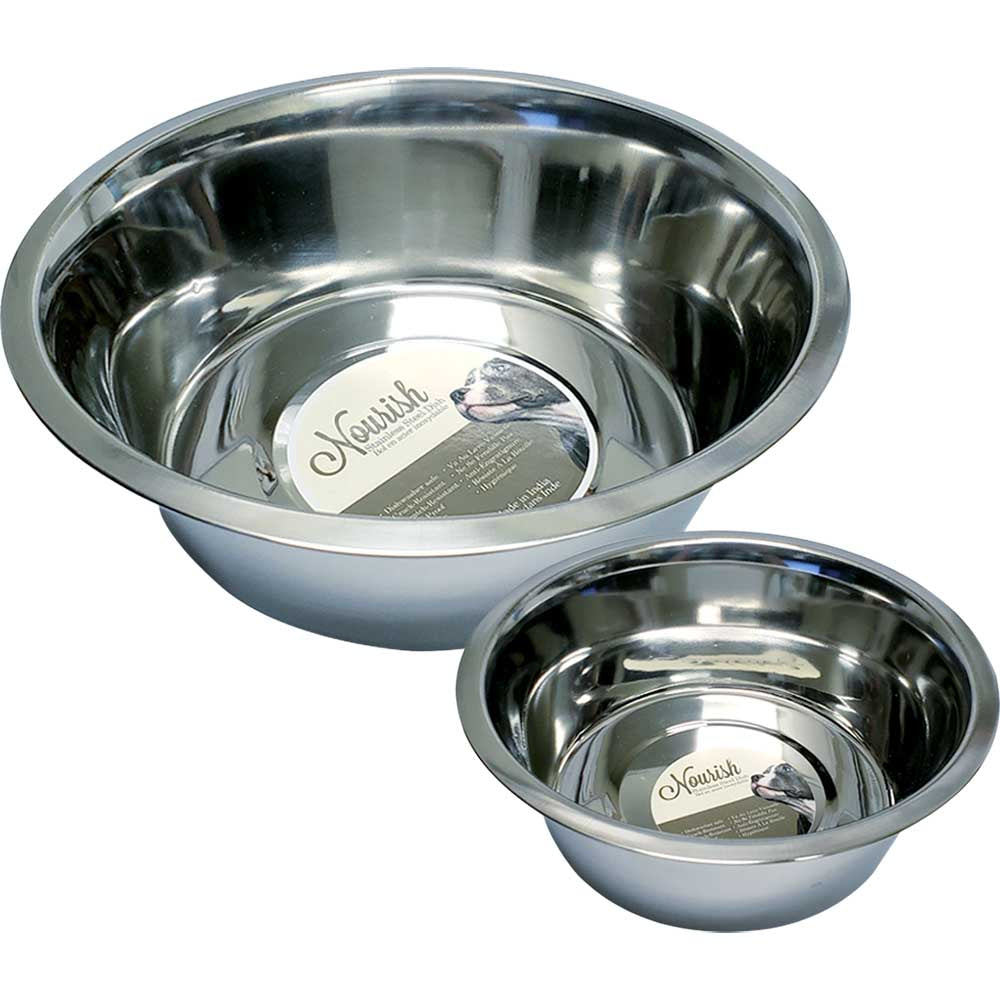 Nourish Stainless Steel Dog Bowl