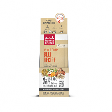 The Honest Kitchen® Whole Grain Beef Recipe Dehydrated Dog Food