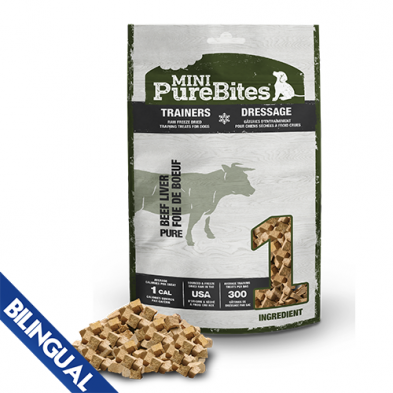 Purebites Mini Trainers for Dogs - Beef Liver