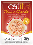 Catit Divine Shreds Chicken with Tuna & Carrot