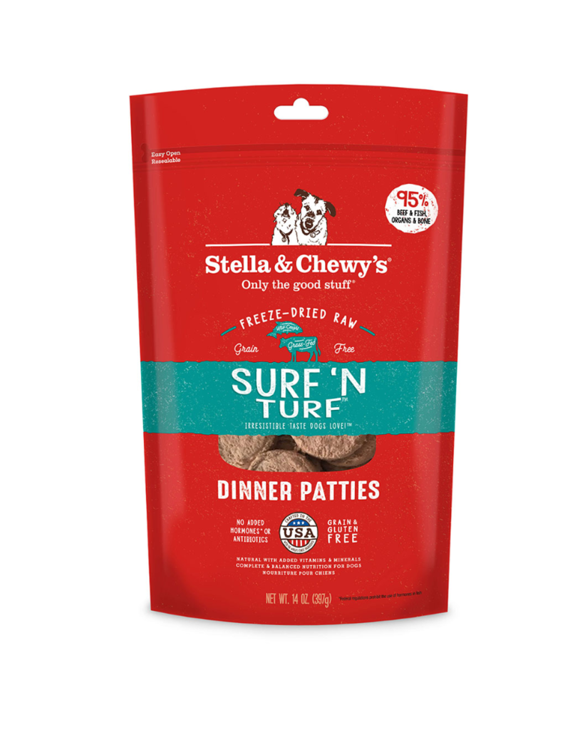 Stella & Chewy's® Surf 'N Turf Freeze Dried Dinner Patties