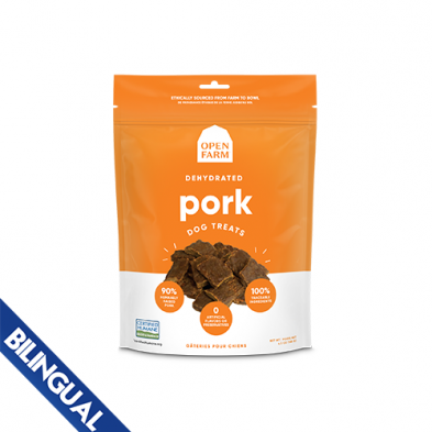 Open Farm® Dehydrated Pork Dog Treats