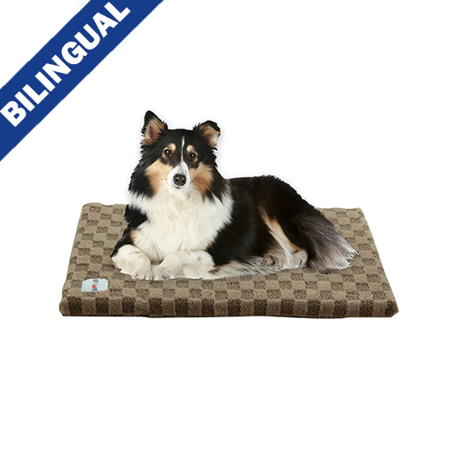 Ruff Love Quilted Foam Sherpa & Faux Fur Crate / Pet Bed