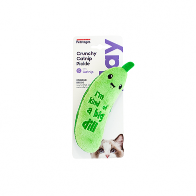 Petstages® Crunchy Pickle Kicker Dental Cat Toy