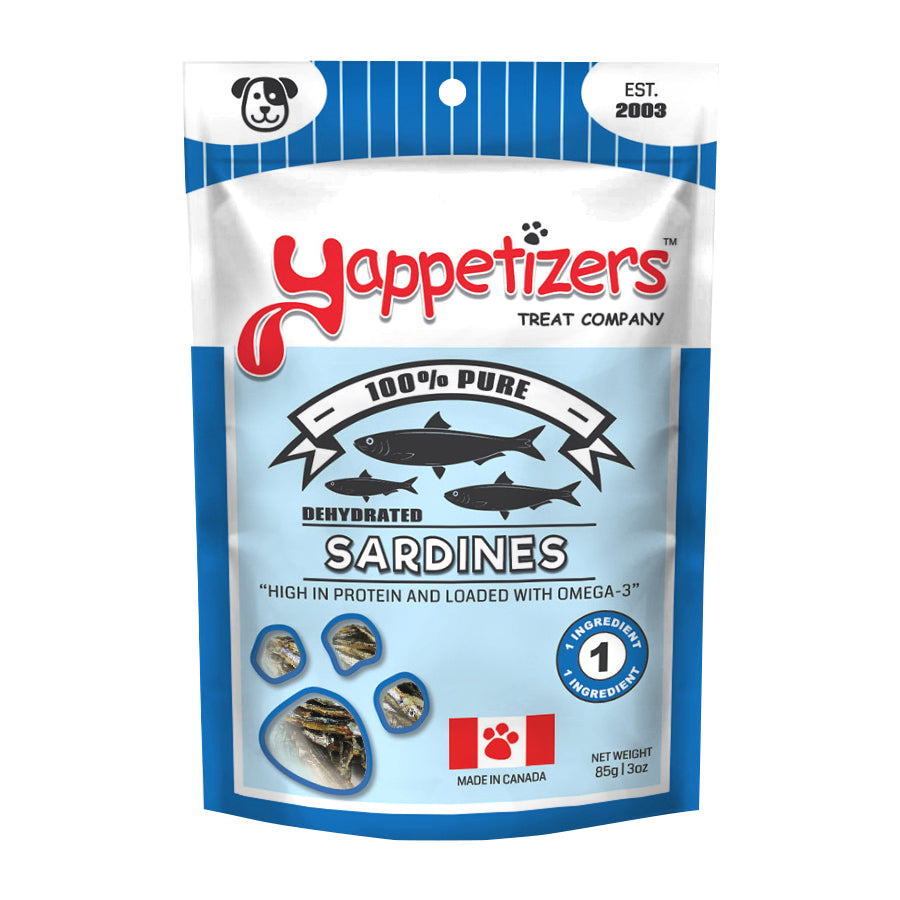 Yappetizers Dehydrated Sardines