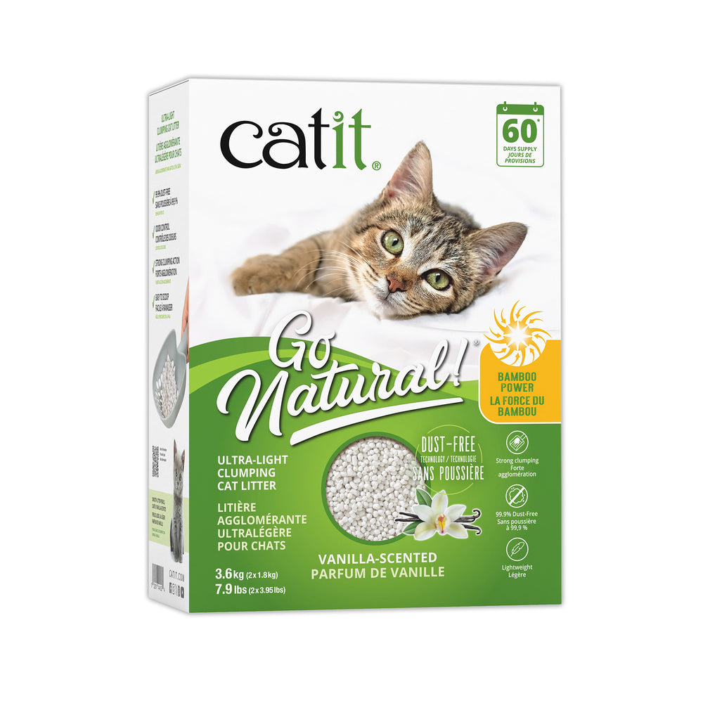 Catit Go Natural! Ultra-Light Clumping Cat Litter - Vanilla