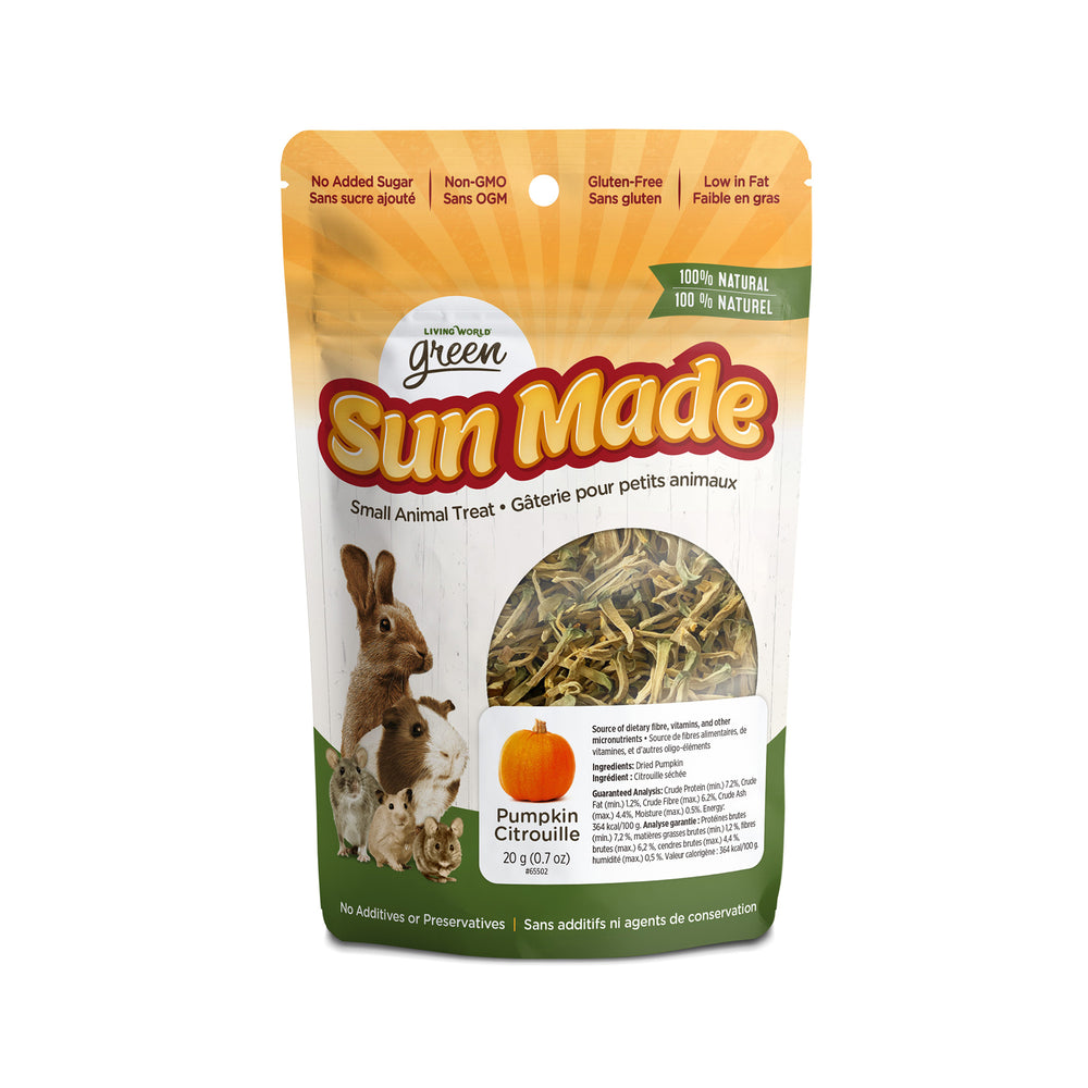 Living World Green Sun Made Small Animal Treats - Banana