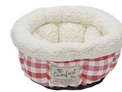 Happy Tails Plaid Cloud Pet Bed