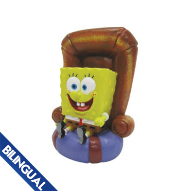 Penn-Plax® SpongeBob SquarePants™ Spongebob in Chair Aquarium Ornament
