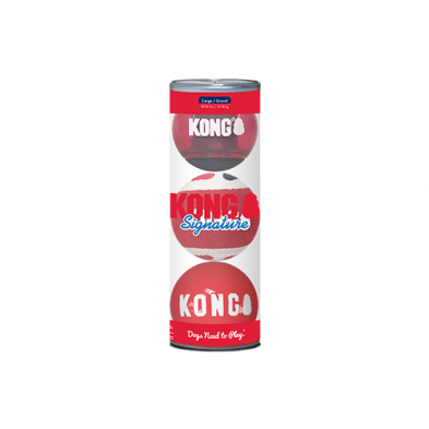Kong® Signature Balls 3 Pack - Lg. Assorted