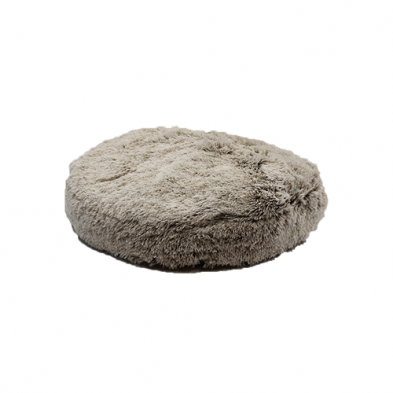Ruff Love Faux Fur Round Bed Non-Slip Bottom Dog Bed