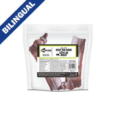 Iron Will Raw® Beef Rib Bones - Small Frozen Raw Pet Food
