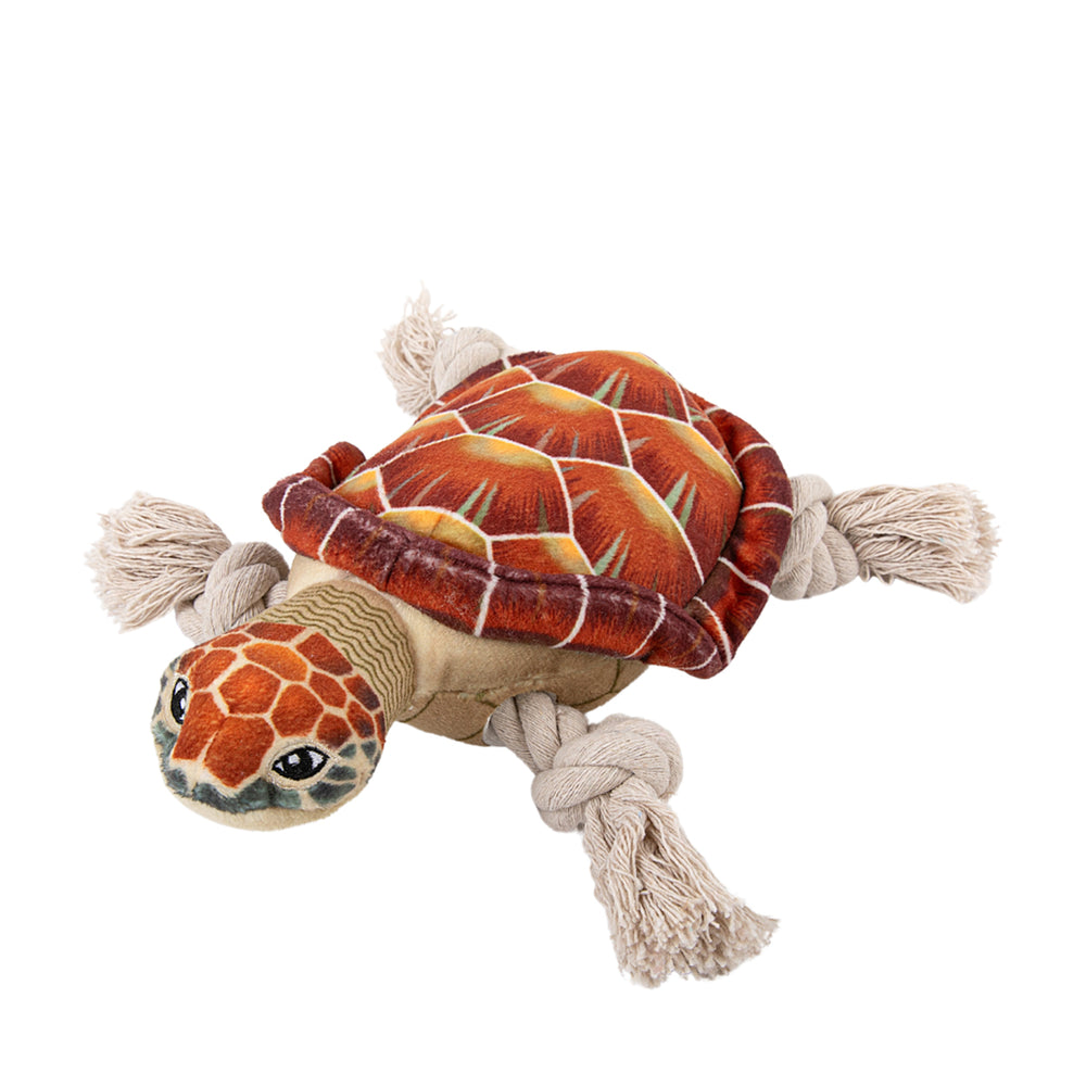 Rope Leg Turtle Dog Toy