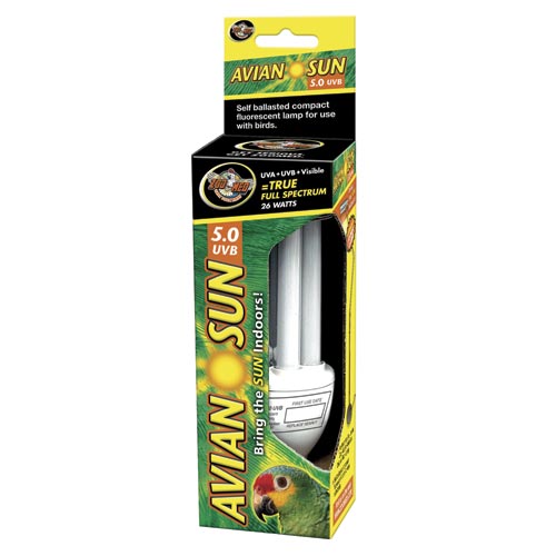 Zoo Med Avian Sun 5.0 UVB Compact Fluorescent Lamp - 26 W