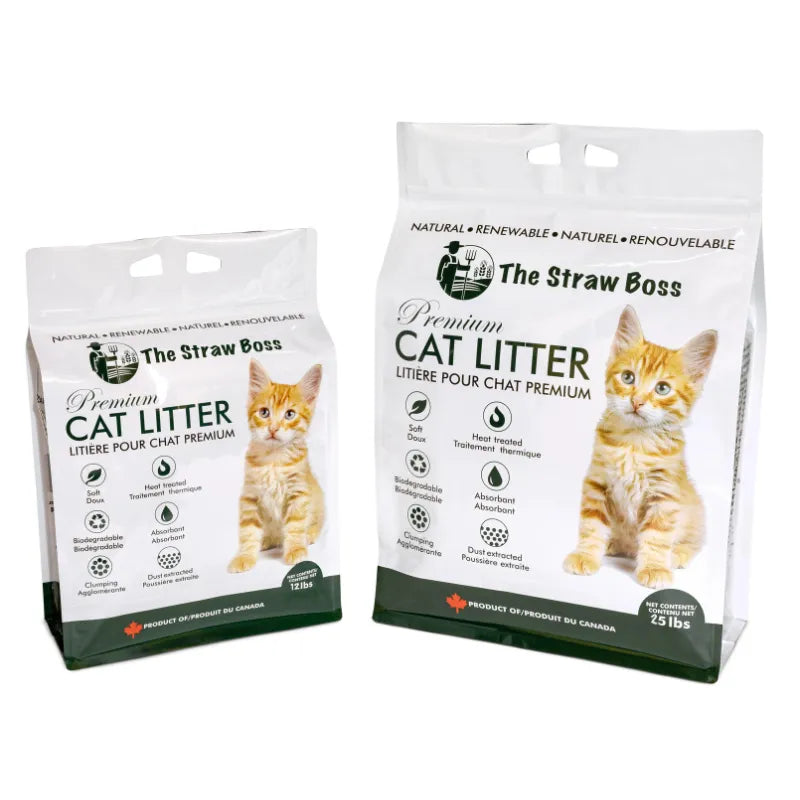 The Straw Boss Premium Clumping Cat Litter