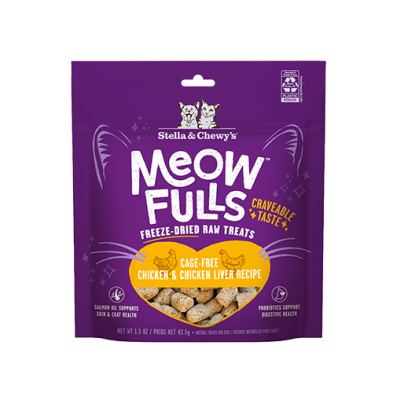 Stella & Chewy's® Meowfulls™  Chicken & Chicken Liver Recipe  Cat Treat