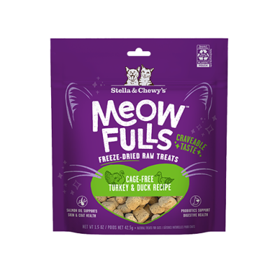 Stella & Chewy's® Meowfulls™  Turkey & Duck Recipe Cat Treat