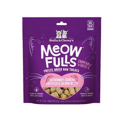 Stella & Chewy's® Meowfulls™  Whitefish & Salmon Recipe Cat Treat