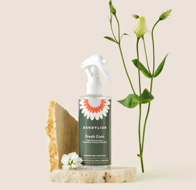 Dandylion Fresh Coat Daily Cleansing Spray - Waterless No-Rinse Shampoo