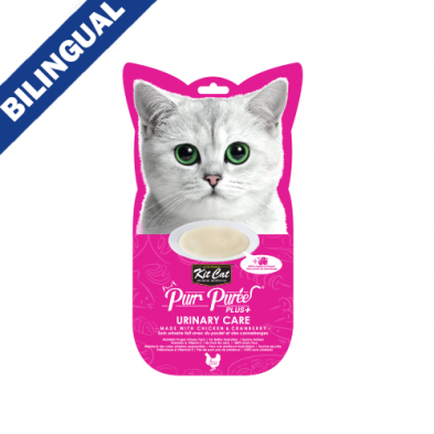 Kit Cat® Purr Purée® Plus+ Urinary Care With Chicken & Cranberry Cat Treat