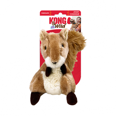 Kong® Wild Low Stuff Squirrel Dog Toy