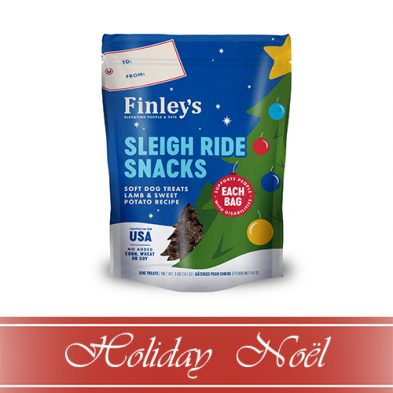 Finley's Xmas Sleigh Ride Snacks Lamb / Sweet Potato Soft Dog Treats