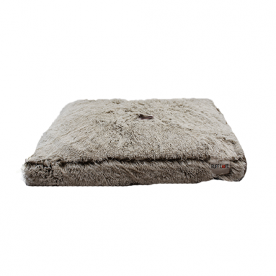 Ruff Love Faux Fur Dog Bed - Non Slip Bottom