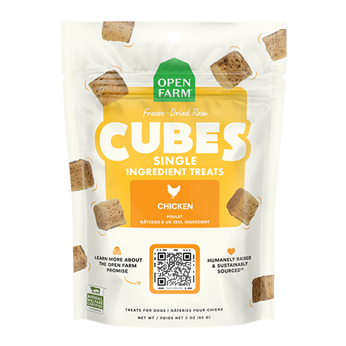 Open Farm® Freeze-Dried Raw Single Ingredient Treat Cubes - Chicken