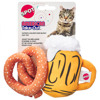 Spot® American Take Out Assorted Cat Toy - 2 pack