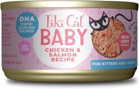 Tiki Cat® Baby™ Chicken & Salmon Recipe Wet Kitten Food