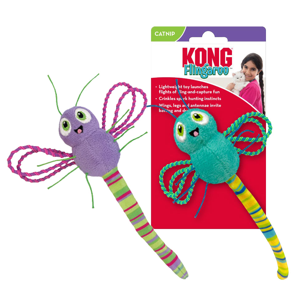 Kong  Flingaroo Dragonfly Cat Toy