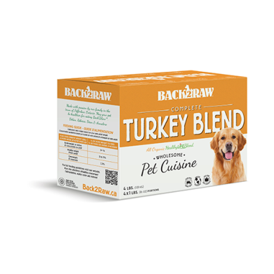 Back2Raw™ Complete Turkey Blend Frozen Dog Food