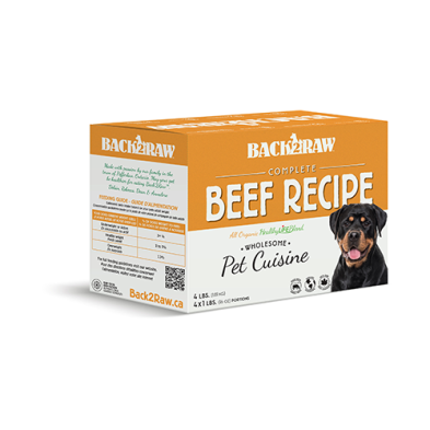 Back2Raw™ Complete Beef Recipe Frozen Dog Food