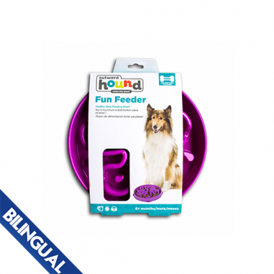 Outward Hound®  Fun Feeder Purple