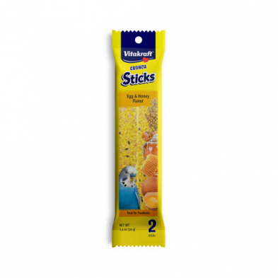 Vitakraft® Crunch Sticks Egg & Honey Flavor Treat for Parakeets